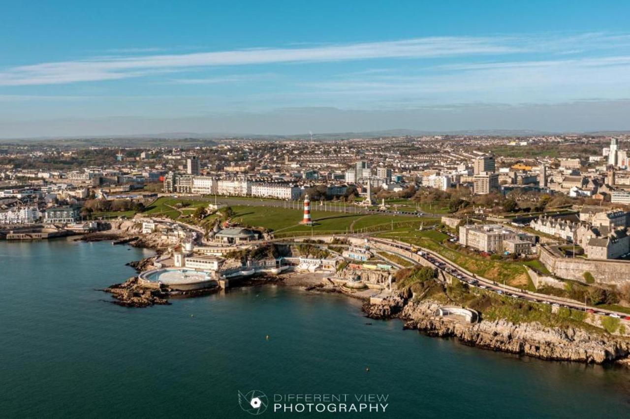 Apartment Three - Free Private Car Park - Sleeps 6 - 3 Shower Rooms - By Ocean City Retreats Plymouth Eksteriør bilde